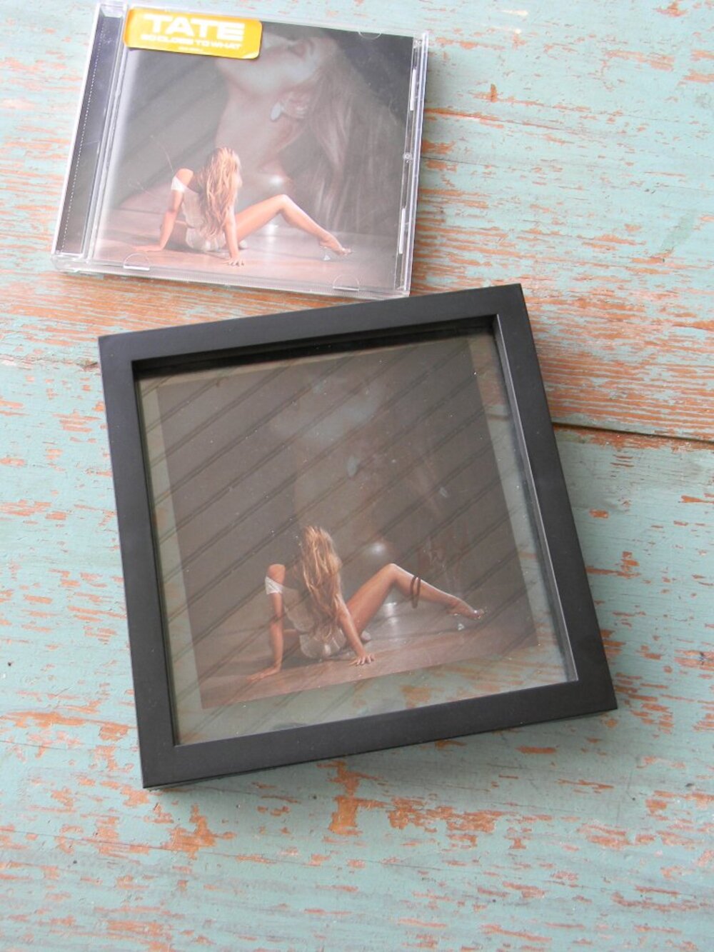 TATE MCRAE So Close To What CD with FRAMED SIGNED Autographed Art Card Insert
